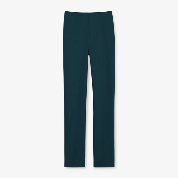 M.M. Lafleur The Foster Cigarette Pant - PowerStretch In Deep Sea Green Size 0 - Picture 3 of 16